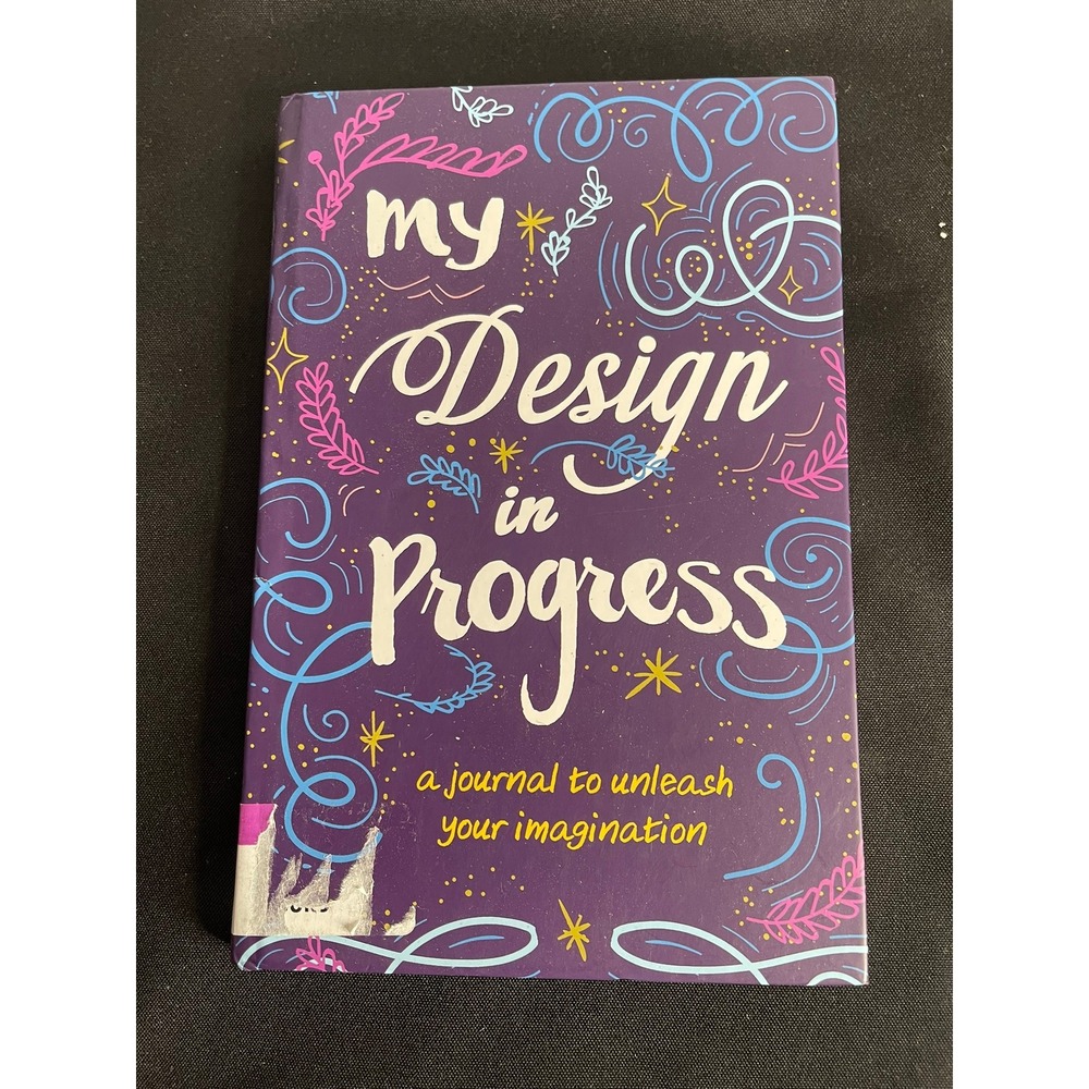 Zondervan My Design in Progress Interactive Art Journal Purple Hardcover 2020